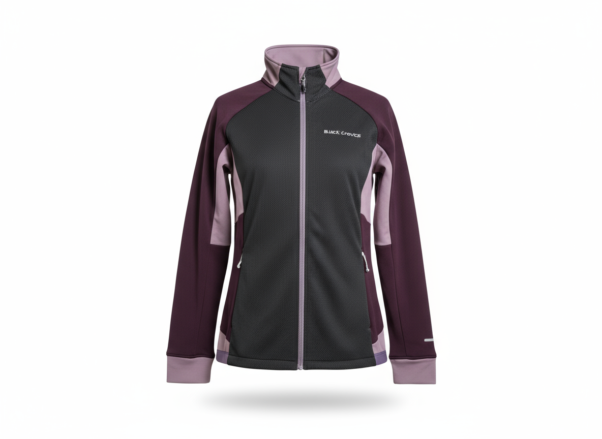 Nowa damska bluza Black Crevice Comb Fleece Jacke Plum, rozmiar 38