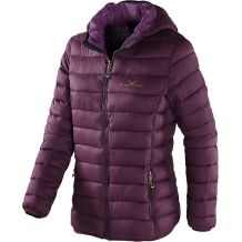 Nowa damska kurtka puchowa Black Crevice Padded Hybrid Jacket Plum, rozmiar 38