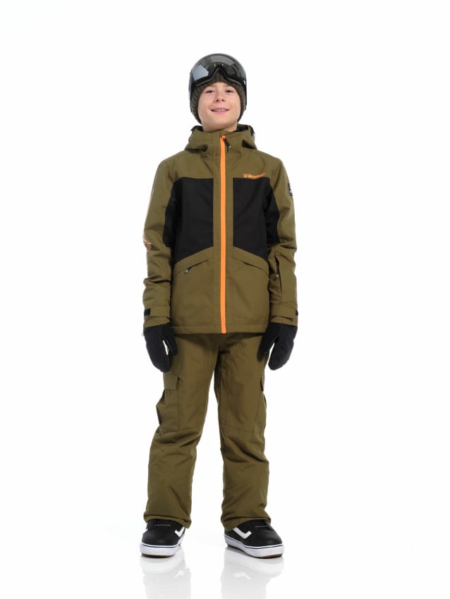 NOWA MŁODZIEŻOWA KURTKA REHALL BUDDY-R SNOW JACKET OLIVE ROZMIAR 152CM 20/20K