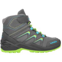NOWE DZIECIĘCE BUTY LOWA MADDOX WARM GTX GRAPHITE/LIME ROZMIAR 31/195MM 