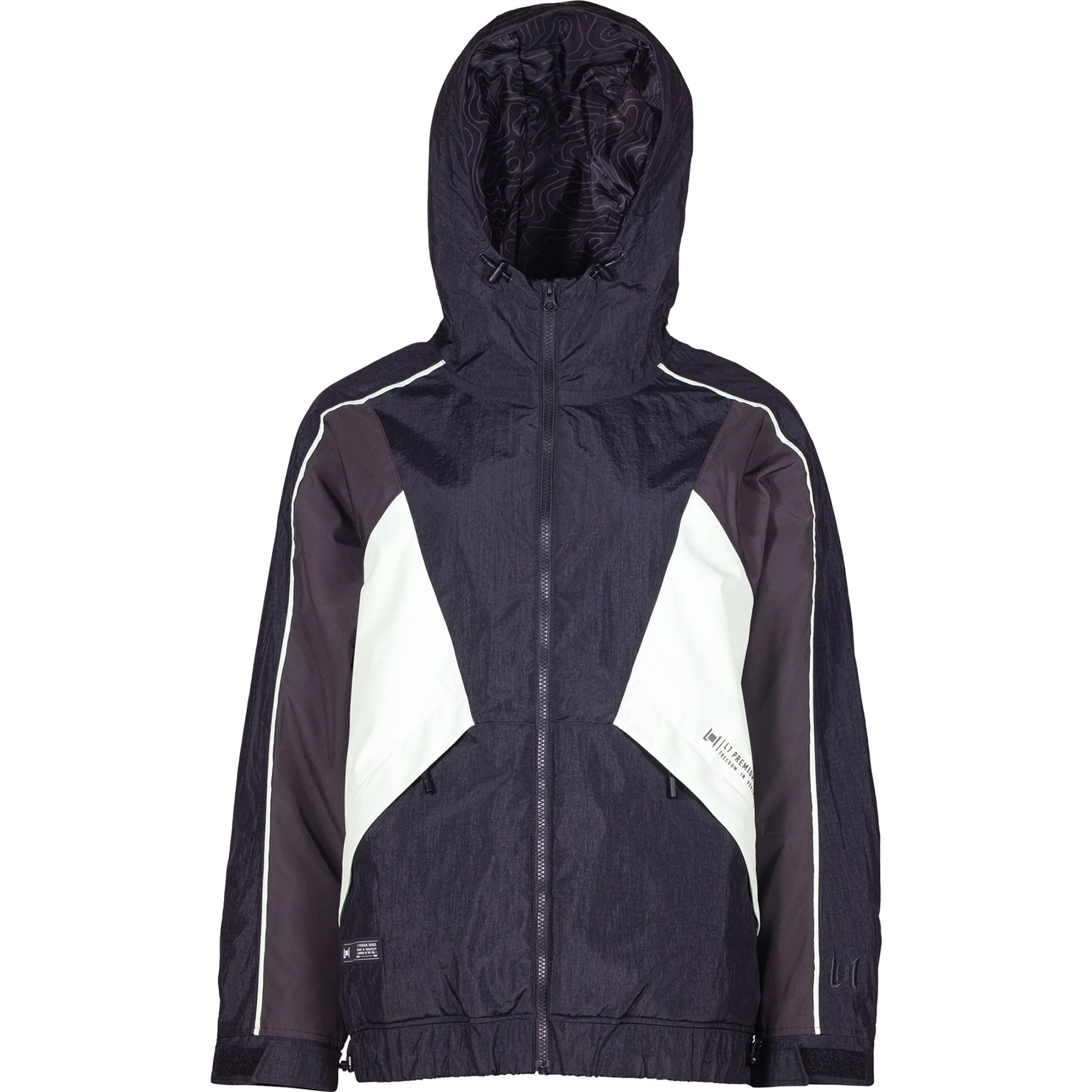 L1 NITRO LOVECAT JACKET BLACK/PHANTOM NOWA DAMSKA NOWA KURTKA SNOWBOARDOWA ROZMIAR S <is>