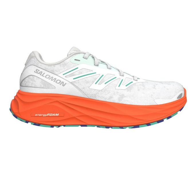 NOWE DAMSKIE BUTY SALOMON AERO GLIDE 2 WHITE/CHERRY TOMATO/ELECTRIC GREEN ROZMIAR 38 2/3 - 24CM