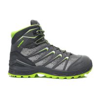 NOWE MĘSKIE BUTY ROBOCZE LOWA LARROX WORK II GTX MID GRAPHITE/LIME ROZMIAR 46/MP 290MM 