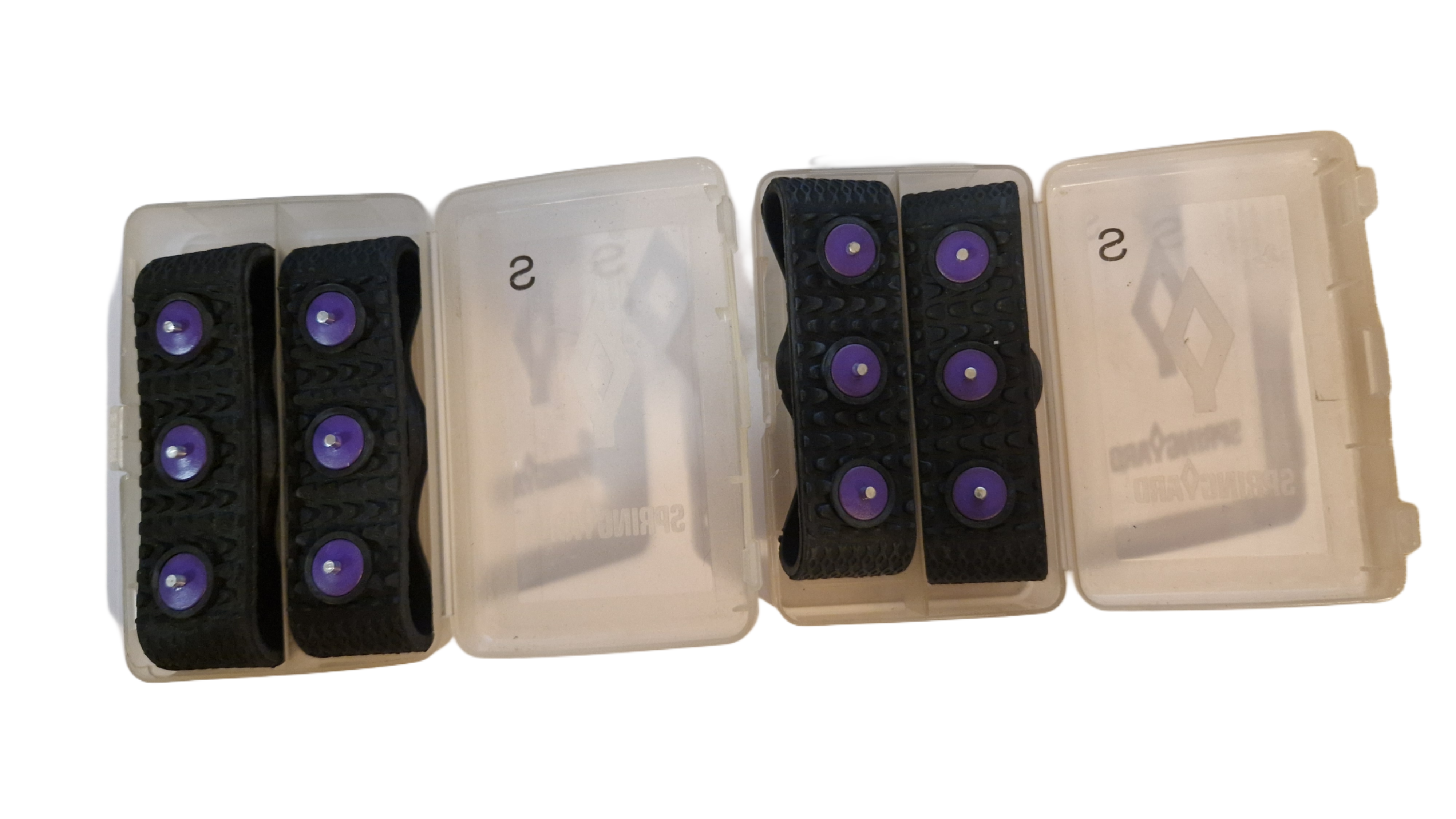 2 PARY NAKŁADEK ANTYPOŚLIZGOWYCH  NA BUTY SPRINGYARD FRONTGRIP ICE GRIPPER ROZMIAR S (35-40)