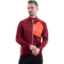 Nowa męska bluza GTS Waffle Brushed Bordo, rozmiar L