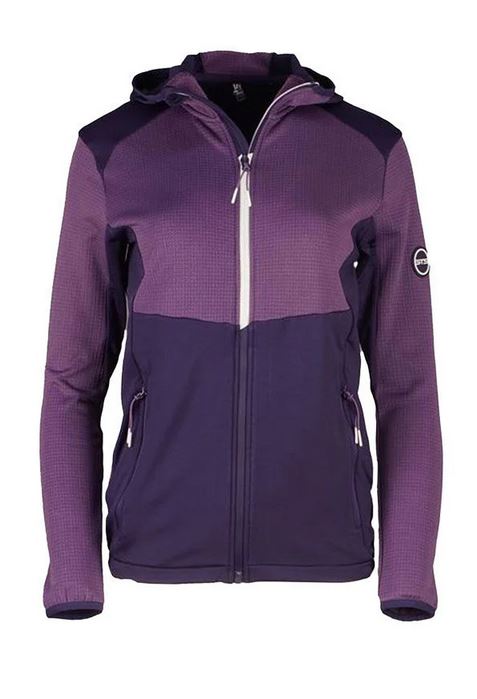 Nowa damska bluza GTS Lady Jacket Waffle Bicolour Blackberry, rozmiar 38/M