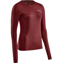 NOWA DAMSKA KOSZULKA CEP RUN SHIRT LONG SLEEVE DARK RED ROZMIAR S