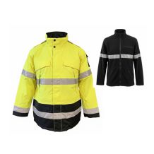 Nowa kurtka robocza odblaskowa z polarem Maut Service, rozmiar XL