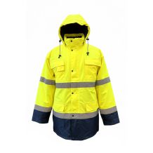 Nowa kurtka robocza odblaskowa z podpinką Maut Service, rozmiar L