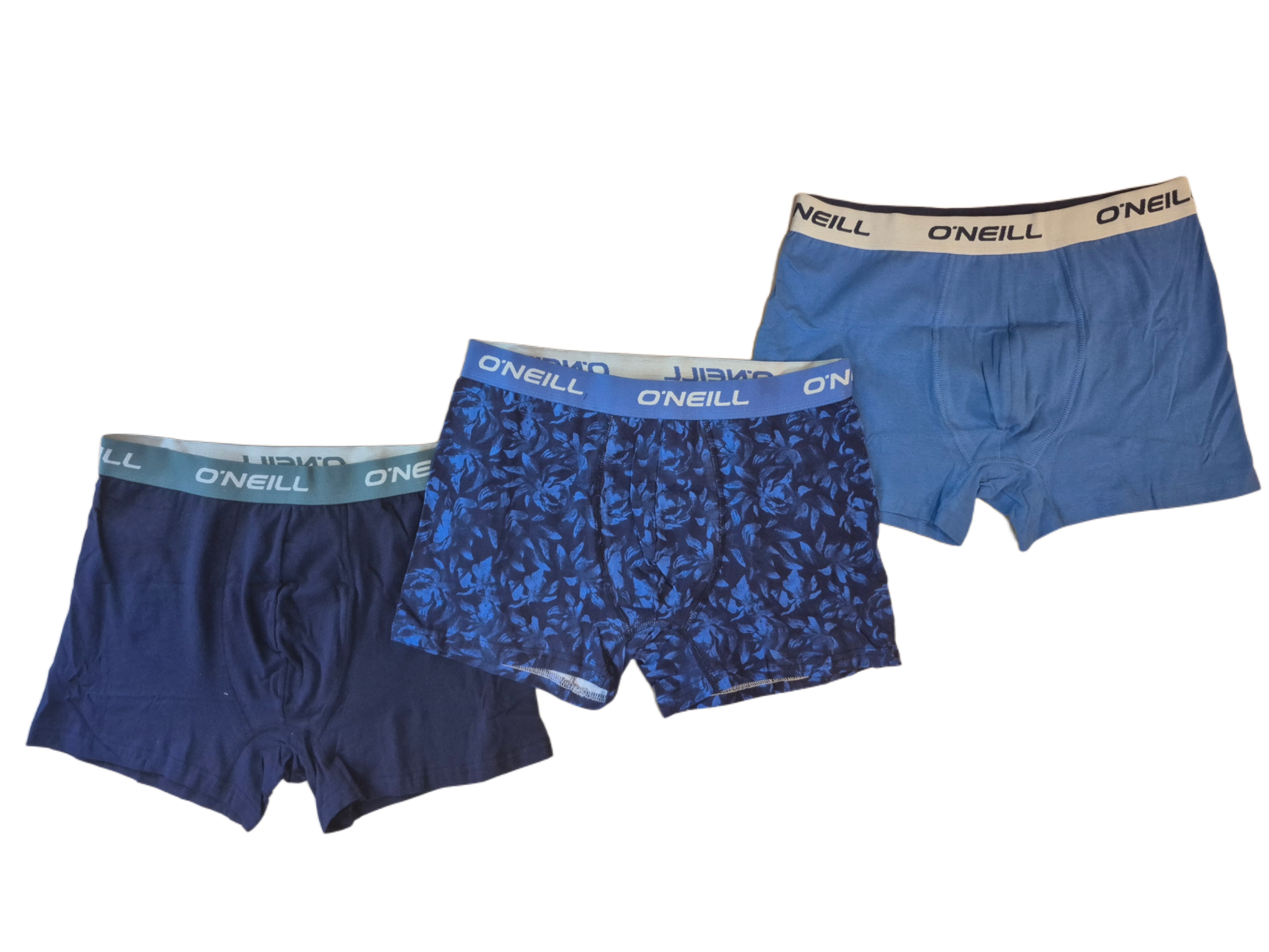 BOKSERKI MĘSKIE O\'NEILL BOXERS 3-PACK SPRAY FLOWER/NEBULAS ROZMIAR L