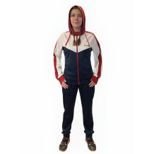 NOWY DAMSKI DRES TRENINGOWY BENGER TRAINING SUIT NAVY RED ROZMIAR 38 