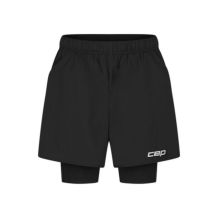 NOWE DAMSKIE SPODENKI CEP CORE RUN 2 IN 1 SHORT BLACK ROZMIAR S