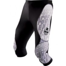 NOWE MĘSKIE SPODENKI OCHRONNE ENERGIAPURA PANTA RACING 3/4 BLACK/WHITE ROZMIAR S