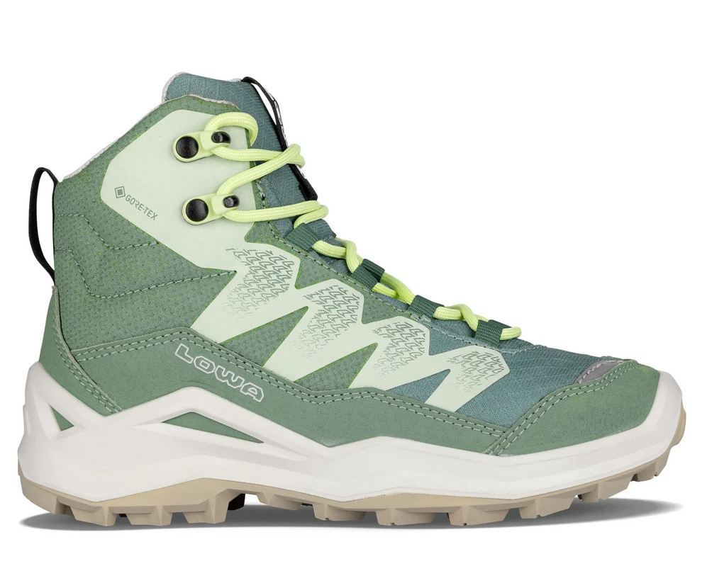 NOWE BUTY LOWA MADDOX PRO GTX MID JR SMOKE GREEN/MILK GREEN ROZMIAR 31/195MM