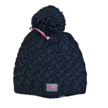 NOWA CZAPKA ZIMOWA SKI AUSTRIA POMPON BEANIE BLACK