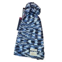 NOWA CZAPKA ZIMOWA SKI AUSTRIA POMPON BEANIE BLACK/BLUE/WHITE