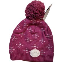 NOWA CZAPKA ZIMOWA SKI AUSTRIA POMPON BEANIE VIOLET