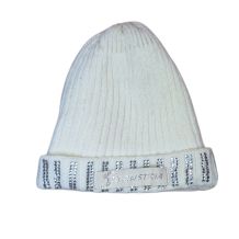 NOWA CZAPKA ZIMOWA SKI AUSTRIA BEANIE OFFWHITE/SILVER