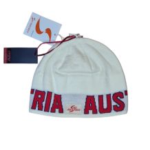 NOWA CZAPKA ZIMOWA SKI AUSTRIA OFFWHITE