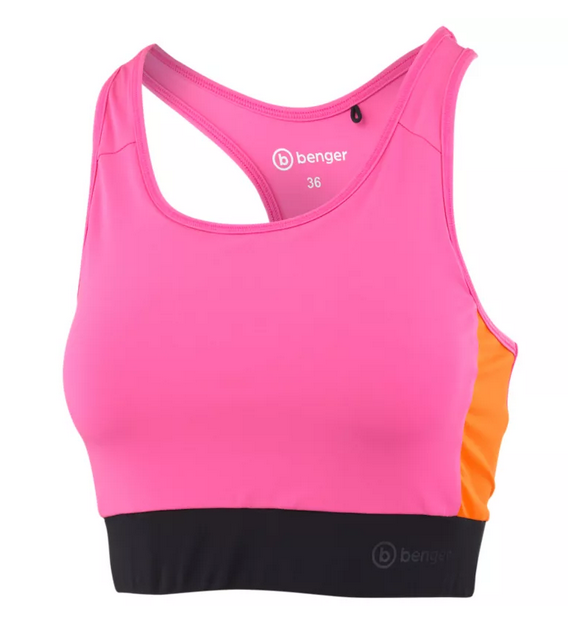 NOWA DAMSKI TOP BENGER FITNESS BRA PINK ROZMIAR 36 (S)