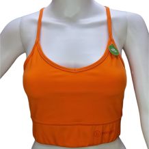 NOWA DAMSKI TOP BENGER FITNESS BRA ORANGE ROZMIAR 34 (XS)