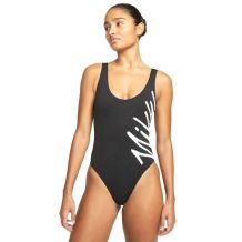 NIKE MULTI LOGO NOWY DAMSKI KOSTIUM STRÓJ KĄPIELOWY ROZMIAR XS <is>