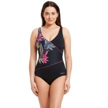 NOWY JEDNOCZĘŚCIOWY STRÓJ KOSTIUM KĄPIELOWY ZOGGS ARUBA WRAP FRONT ROZMIAR 34 (XS)