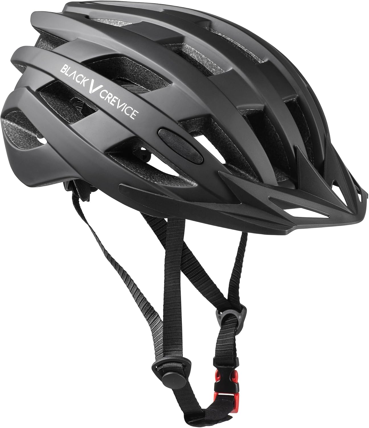 Nowy kask rowerowy Black Crevice Black, rozmiar M/54-58 cm