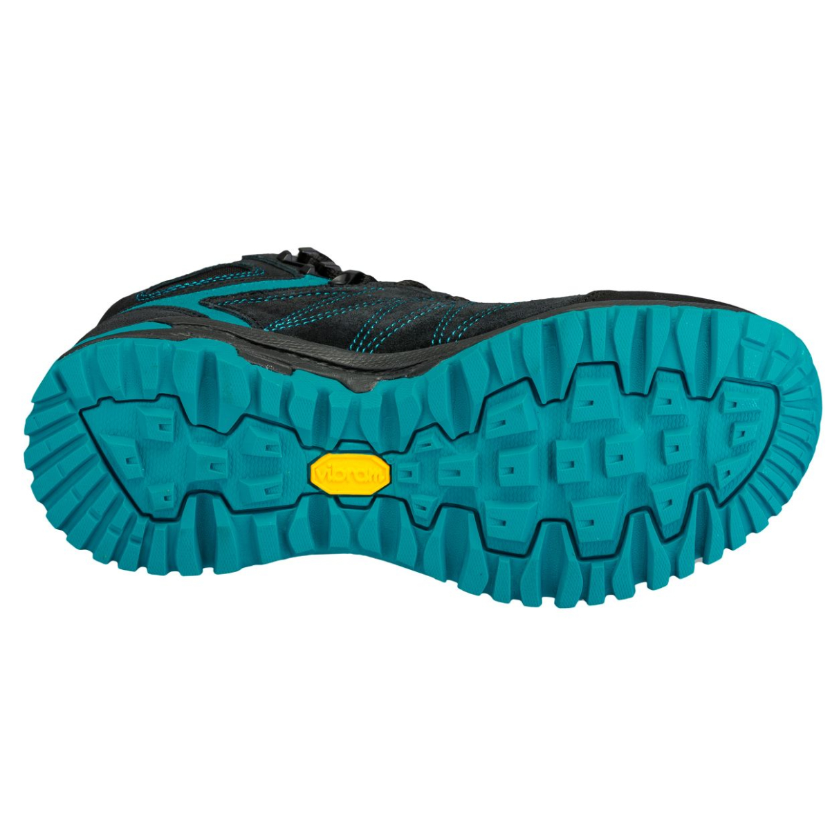 NOWE DAMSKIE BUTY BRÜTTING MOUNT KAPELA HIGH BLACK/TURQUOISE VIBRAM 37 (23 CM)