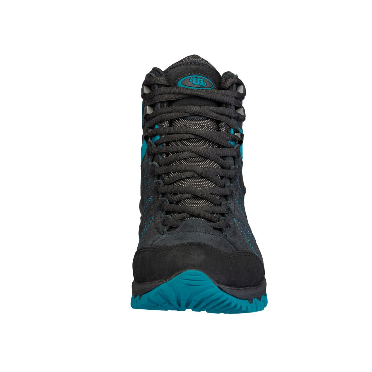 NOWE DAMSKIE BUTY BRÜTTING MOUNT KAPELA HIGH BLACK/TURQUOISE VIBRAM 37 (23 CM)