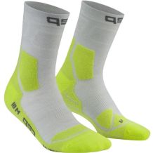 MĘSKIE SKARPETY CEP HIKING LIGHT CUSHION SOCKS MID CUT 2.0 GREY/ACID LIME ROZMIAR III/M 39-42 EU MERINO