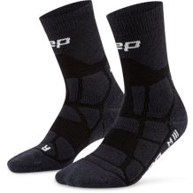 MĘSKIE SKARPETY CEP HIKING MAX CUSHION SOCKS MID CUT 2.0 BLACK ROZMIAR III/M 39-42 EU MERINO
