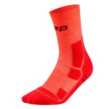MĘSKIE SKARPETY CEP HIKING MAX CUSHION SOCKS MID CUT 2.0 NEON COARL ROZMIAR III/M 39-42 EU MERINO