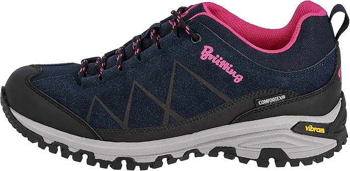 NOWE DAMSKIE BUTY BRÜTTING KANSAS LOW MARINE/PINK VIBRAM ROZMIAR 36 (22.5 CM)