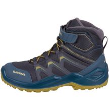 NOWE DZIECIĘCE BUTY LOWA MADDOX WARM GTX PETROL/MUSTARD ROZMIAR 31/195MM 
