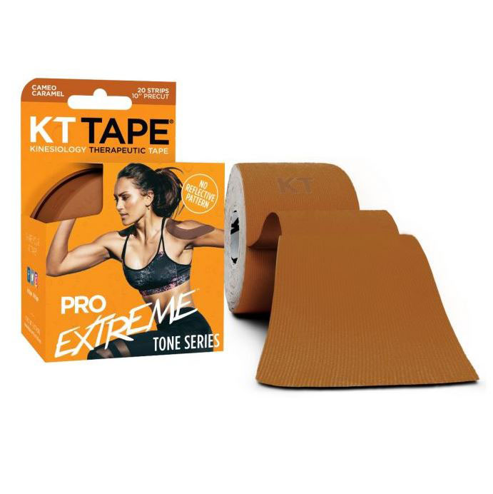 KT TAPE PRO EXTREME TONE SERIES CARAMEL TASMA PLASTER DO KINEZJOTAPINGU 20 PASKÓW <is>