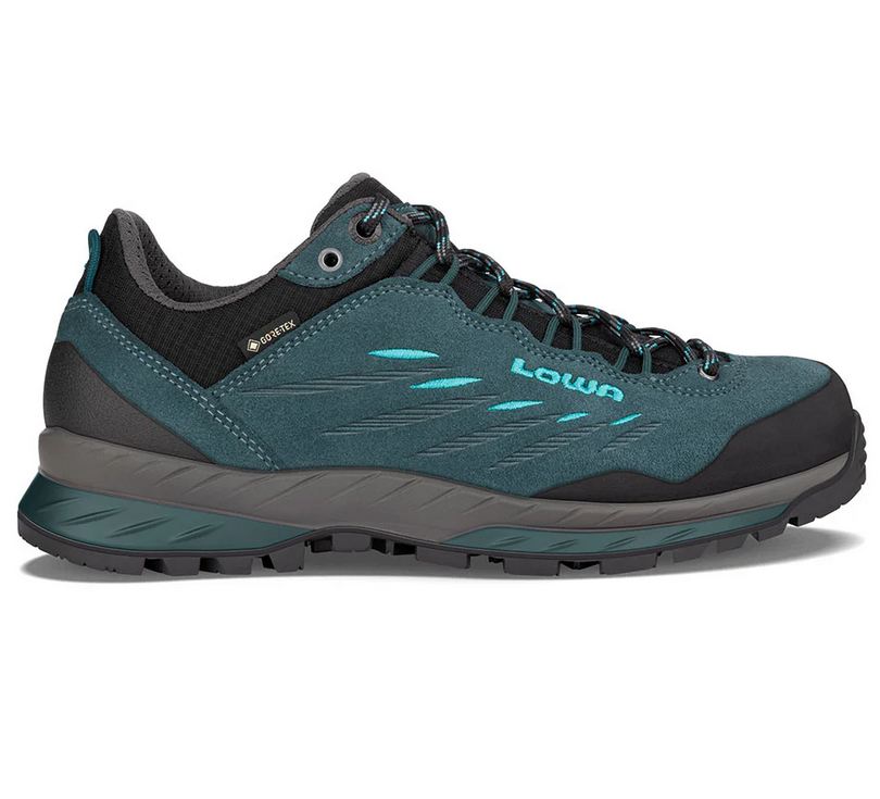 NOWE DAMSKIE BUTY LOWA DELAGO GTX WS PETROL/AQUAMARINE ROZMIAR 38/MP 239MM