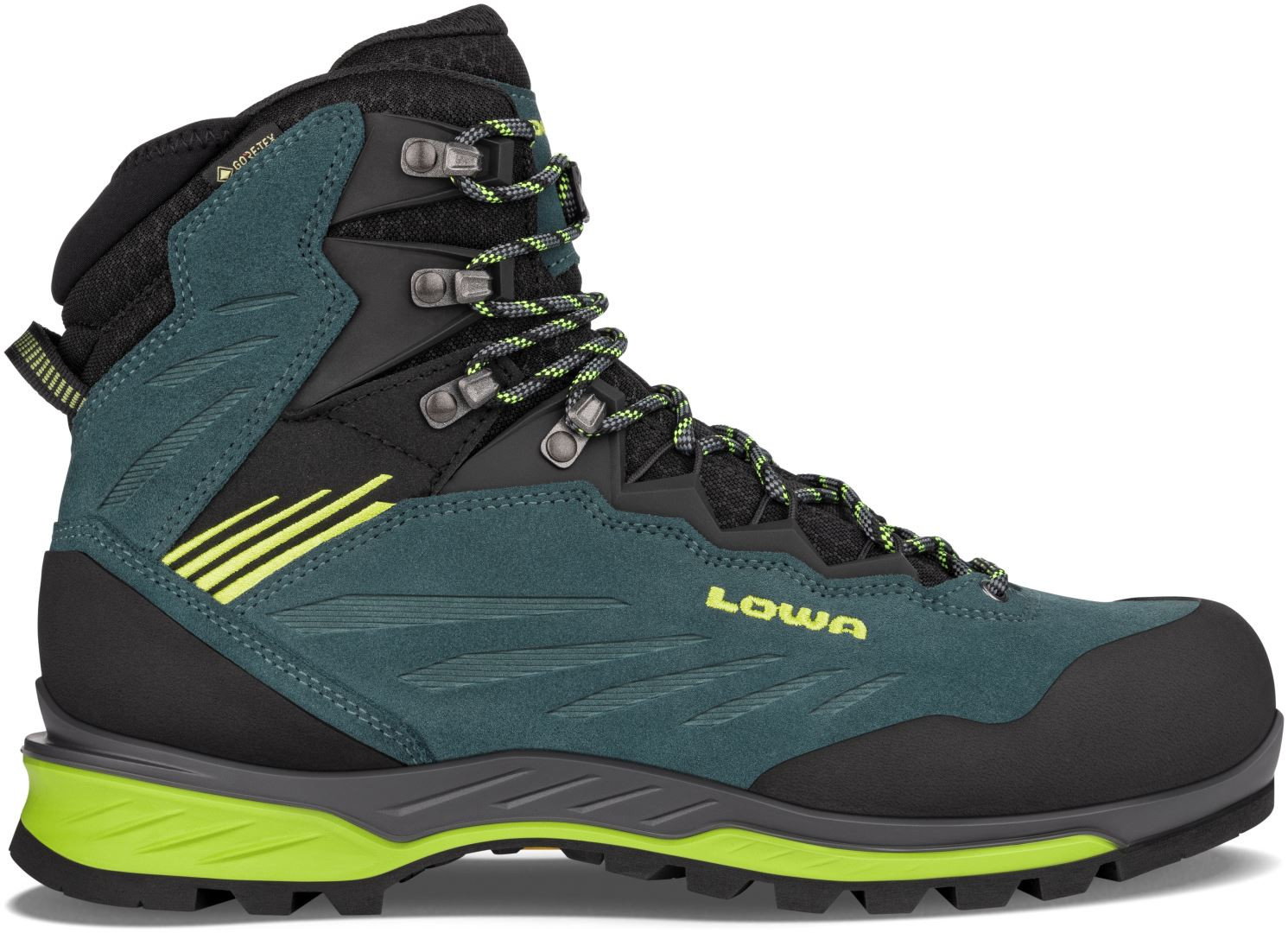 NOWE MĘSKIE BUTY LOWA CADIN II GTX MID STEEL BLUE/LIME ROZMIAR 42/MP 265MM