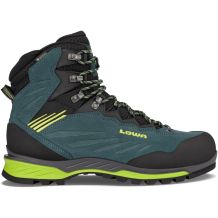 NOWE MĘSKIE BUTY LOWA CADIN II GTX MID STEEL BLUE/LIME ROZMIAR 42/MP 265MM