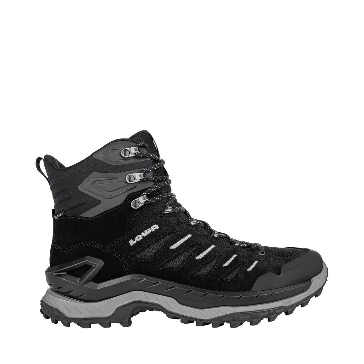 NOWE MĘSKIE BUTY LOWA INNOVO MID BLACK/GREY ROZMIAR 42/MP 265MM 