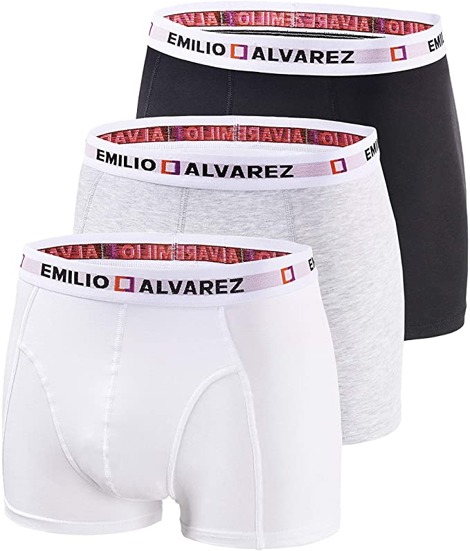 Bokserki męskie EMILIO ALVAREZ 3 PACK, rozmiar S