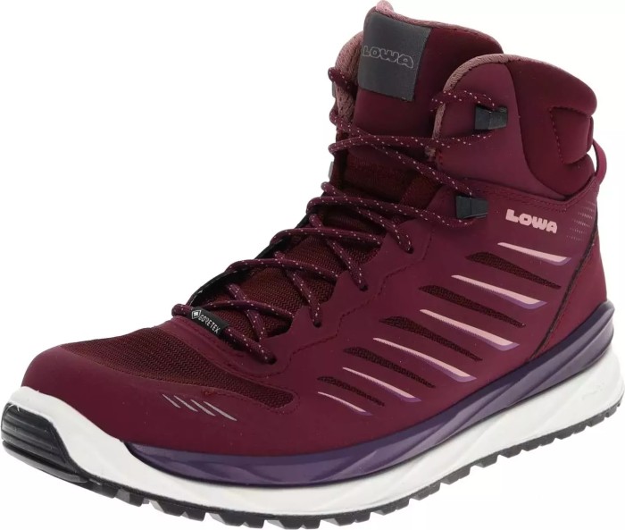 NOWE DAMSKIE BUTY LOWA AXOS GTX MID WS BURGUNDY/ROSE ROZMIAR 37,5/MP 235MM