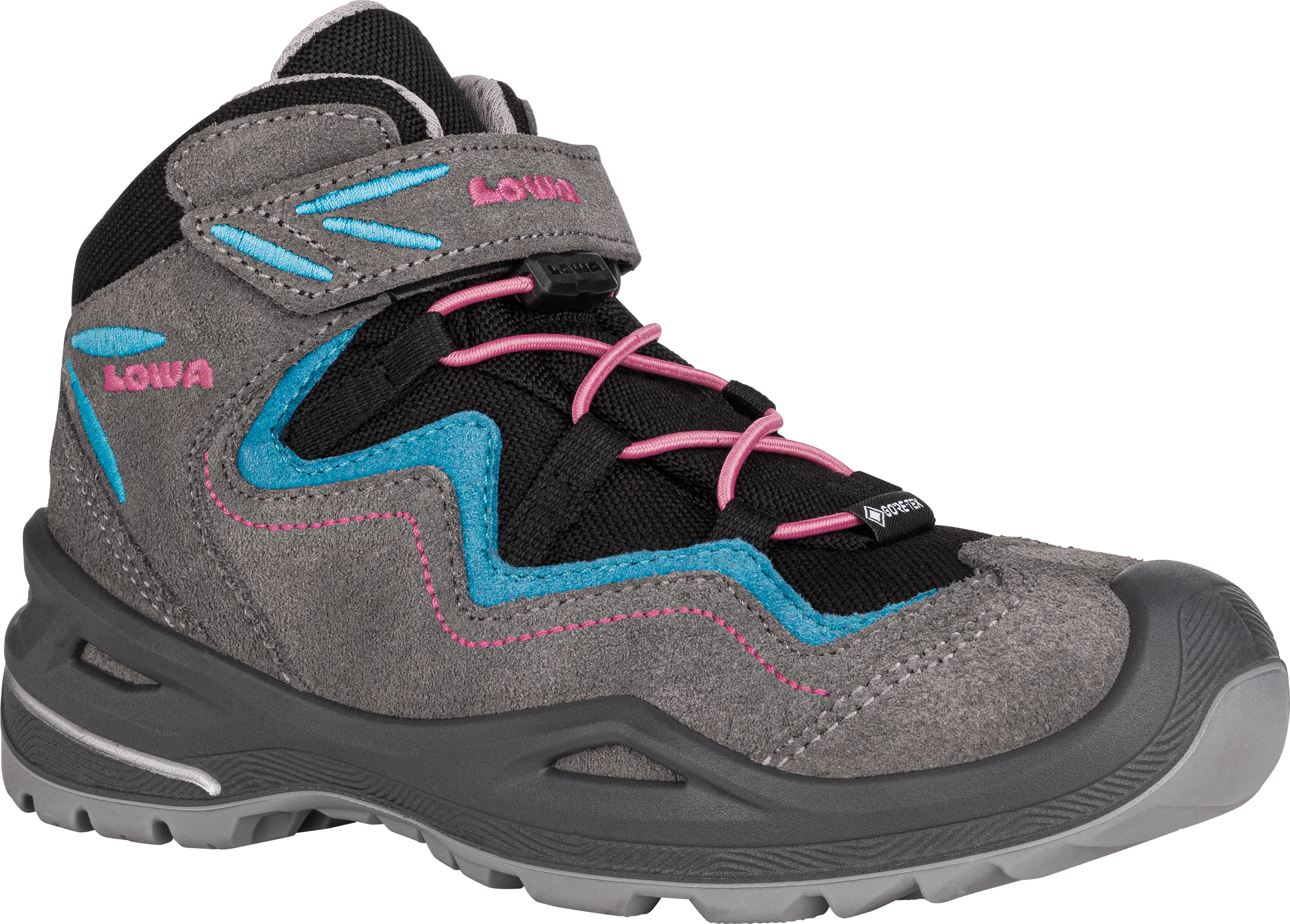 NOWE BUTY LOWA ROBIN EVO GTX QC ANTHRACITE/TURQUOISE ROZMIAR 31/19,5CM 2023