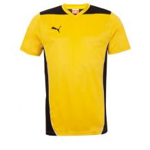 NOWA KOSZULKA DZIECIĘCA PUMA FOUNDATION TRAINING TEE TEAM YELLOW ROZMIAR M (140cm)