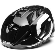 NOWY KASK ROWEROWY BRIKO VENTUS 2.0 SHINY BLACK WHITE ROZMIAR M (53-58 CM)