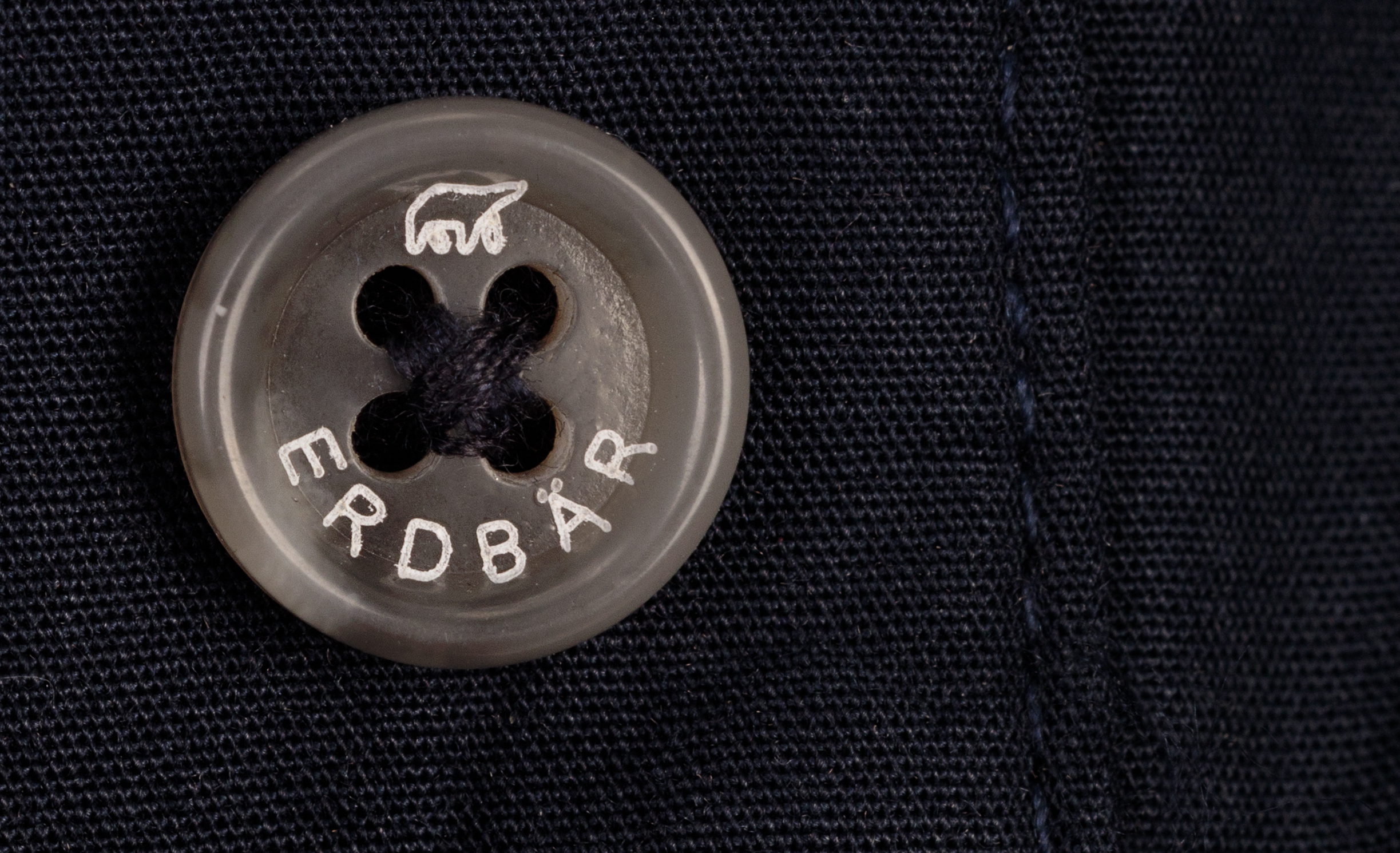 NOWA SUKIENKA ERDBÄR COLLAR BLUE DENIM ROZMIAR XL 100% ORGANIC