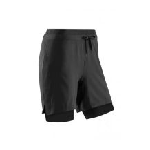 NOWE DAMSKIE SPODENKI CEP TRAINING 2 IN 1 SHORTS WOMEN BLACK ROZMIAR XS