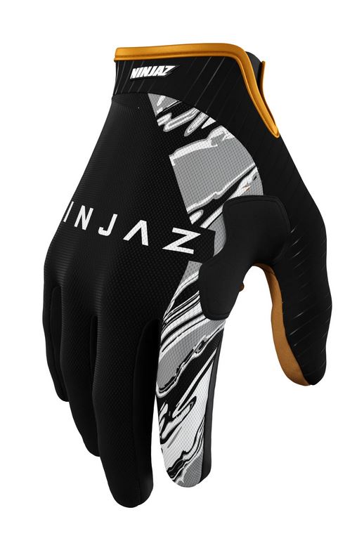 Rękawiczki rowerowe Ninjaz Mamba MTB Downhill, rozmiar XL