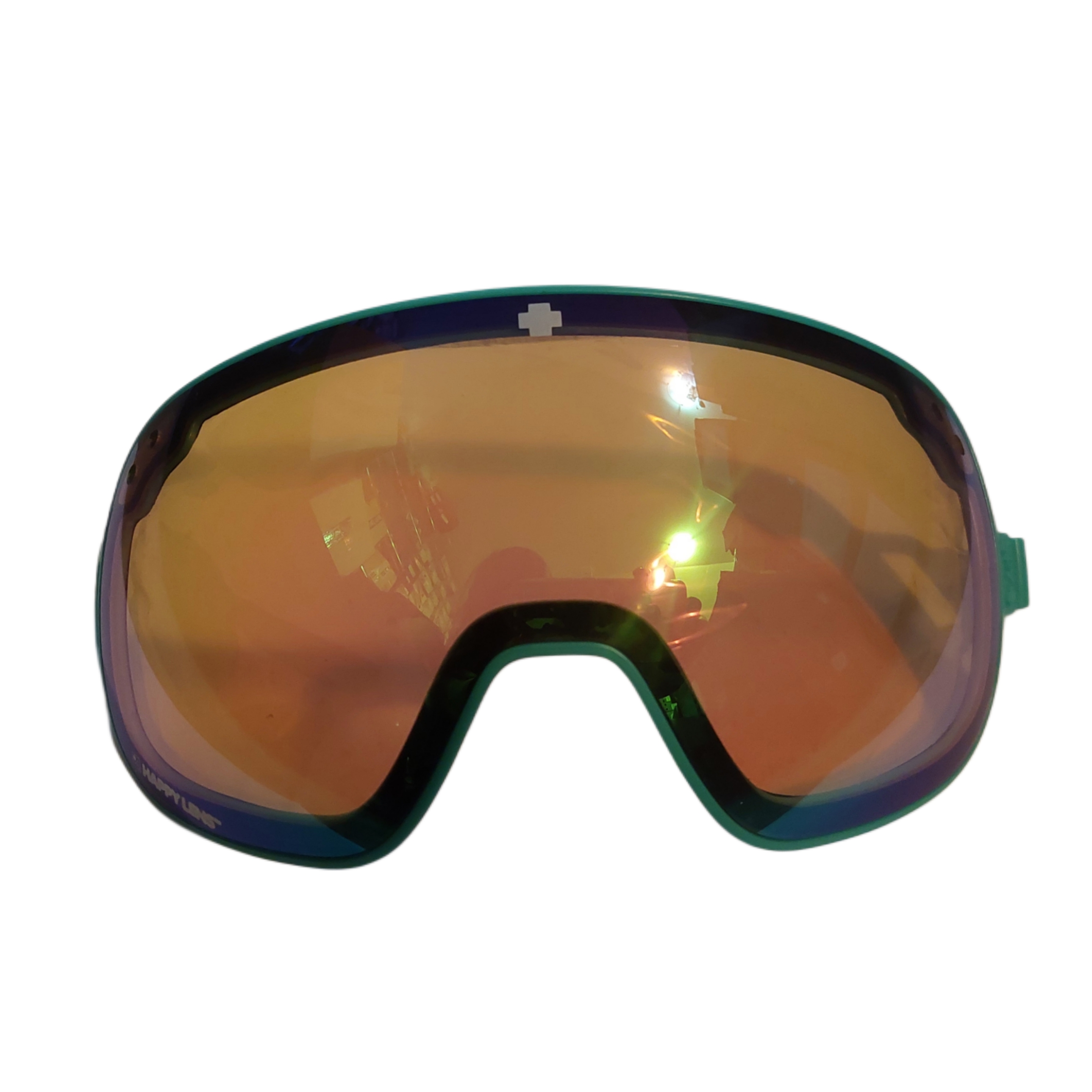 SZYBA WYMIENNA DO GOGLI SPY BRAVO - HAPPY YELLOW WITH LIGHT GREEN SPECTRA S1