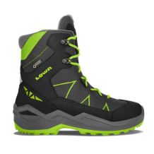 NOWE DZIECIĘCE BUTY LOWA JONAS GTX MID BLACK/LIME ROZMIAR 24/148mm